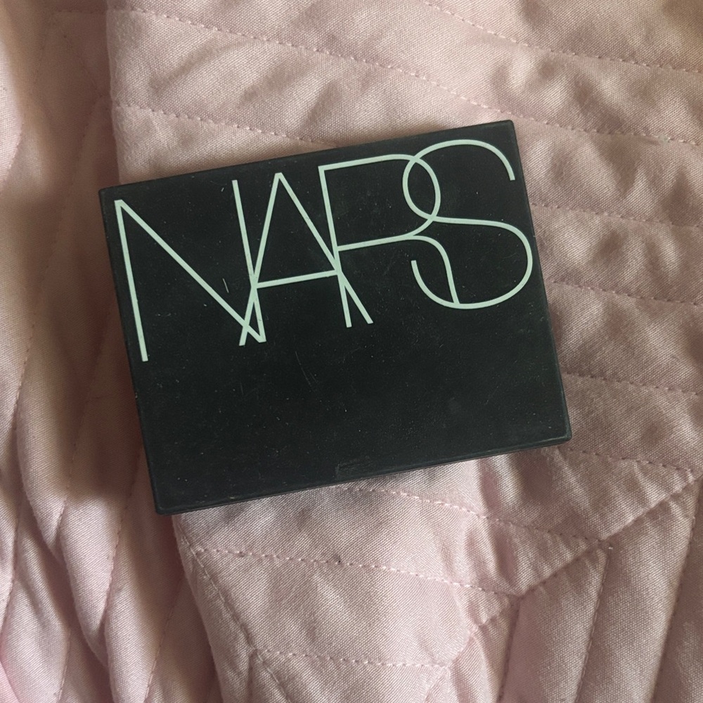 NARS Black Compact with Mint Logo
